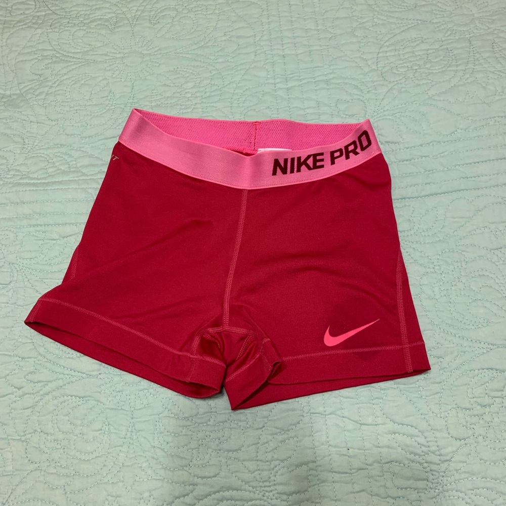 Nike pro spandex shorts